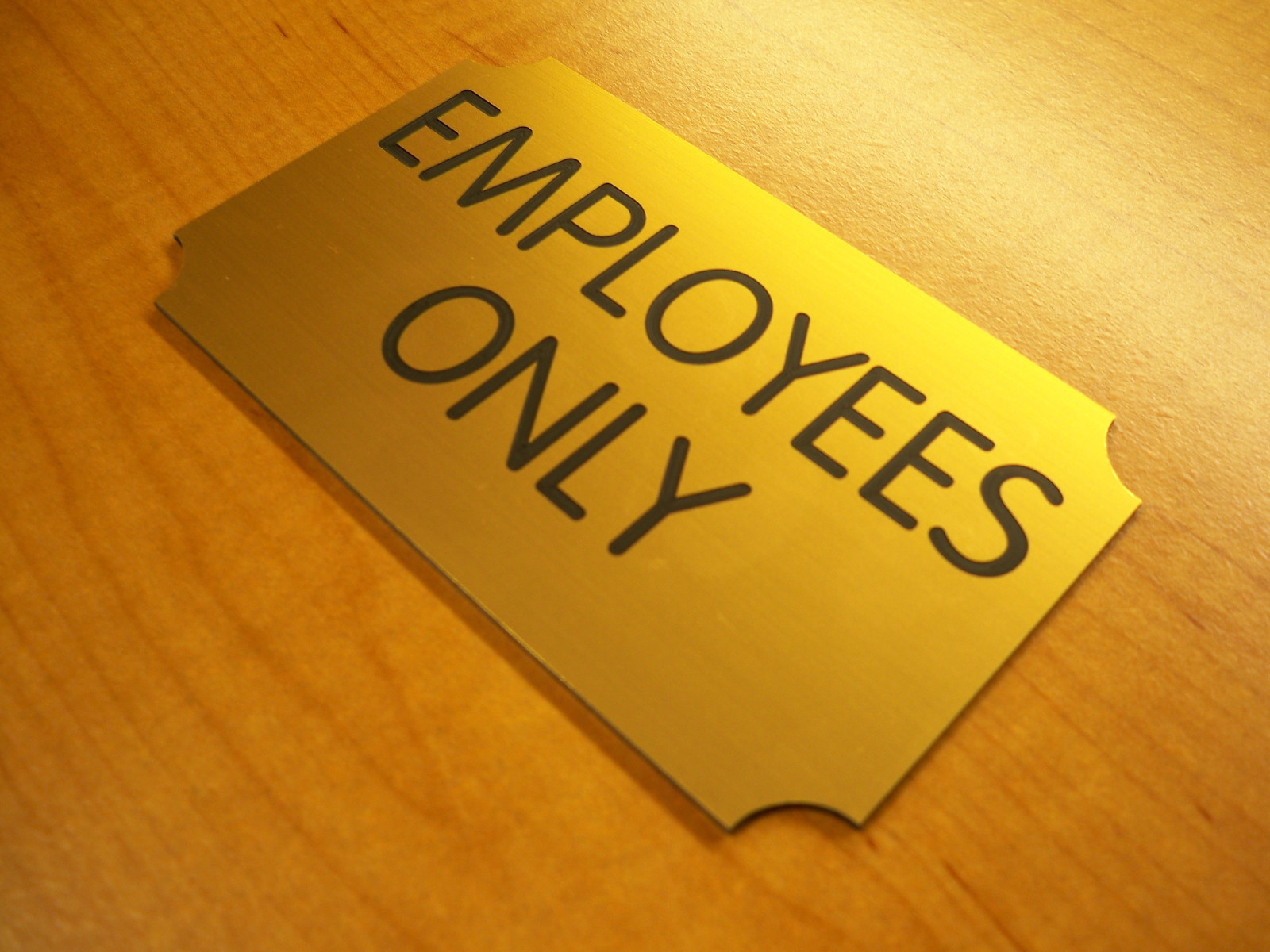 Custom Engraved 3×5 Gold Business Suite Sign Home Office Small Wall Door Plaque
