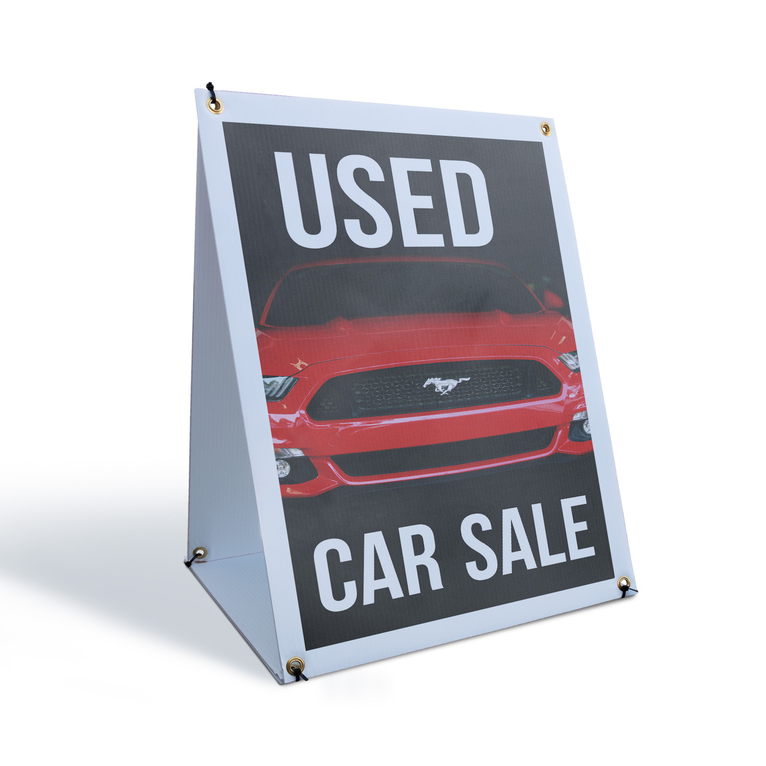 Used Car Sale A-Frame Sidewalk Sign Affordable Vehicles Trusted Auto Dealer