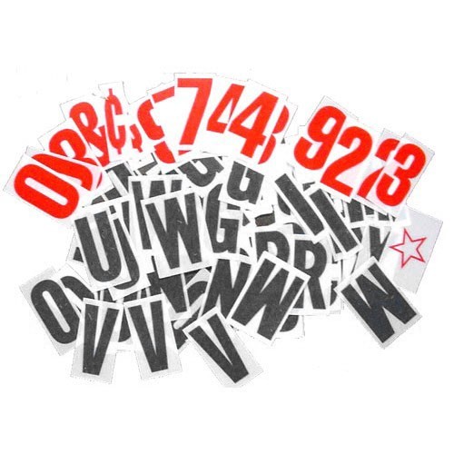 24″ x 42″ Black Powder Coated Steel A-Frame with Black Letter Kit Sign Bundle