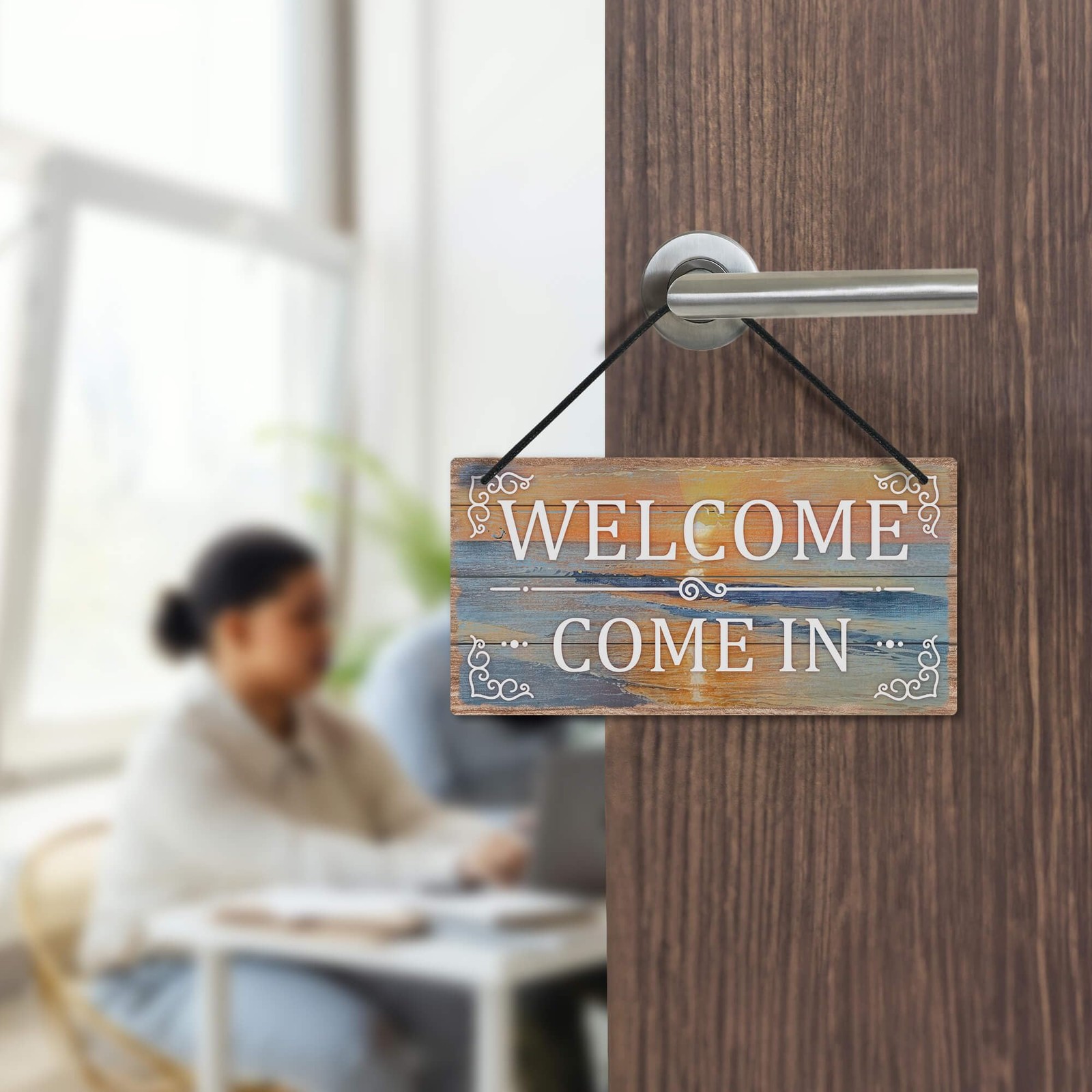 Meeting in Progress Door Sign – Welcome Come in Office Sign for Meeting Room,…