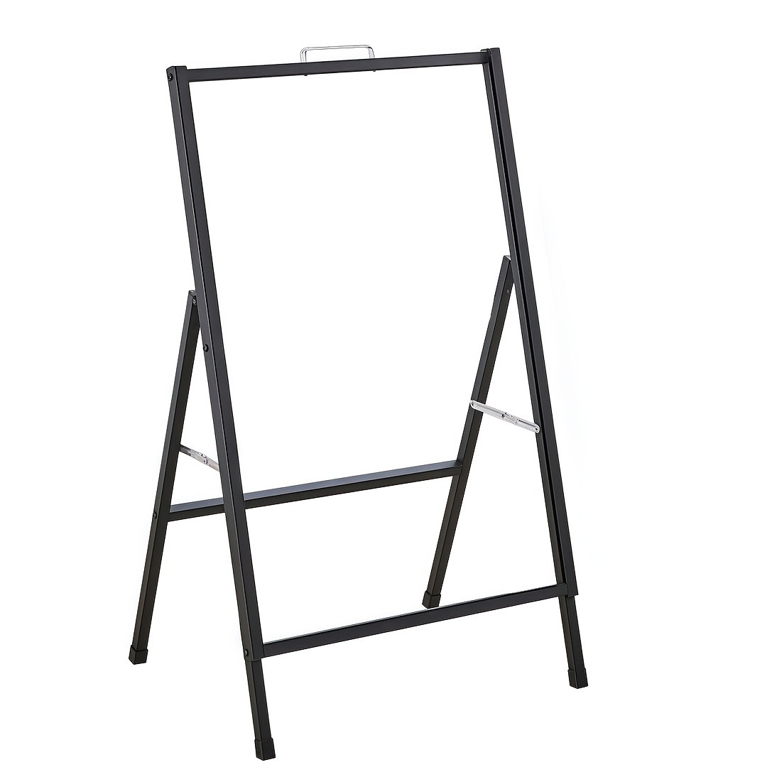 1/2pcs Heavy Duty Metal A-Frame Sidewalk Sign