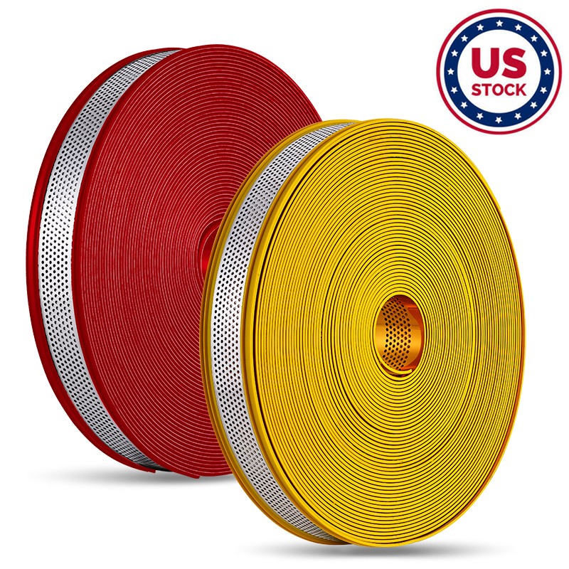 108ft Aluminum Coils for Channel Letter w/ Perforated Punching Trim Cap w/ Edge
