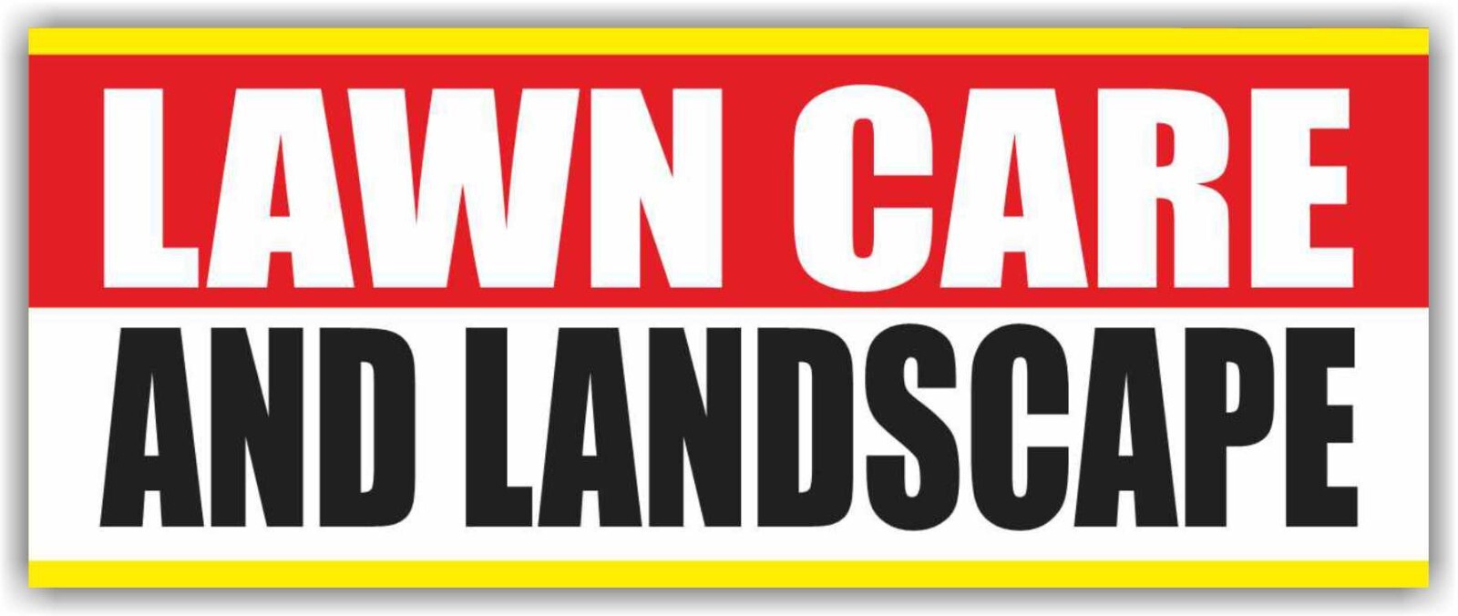 LAWN CARE Landscape Advertising Banner Vinyl Sign Edging Trimming