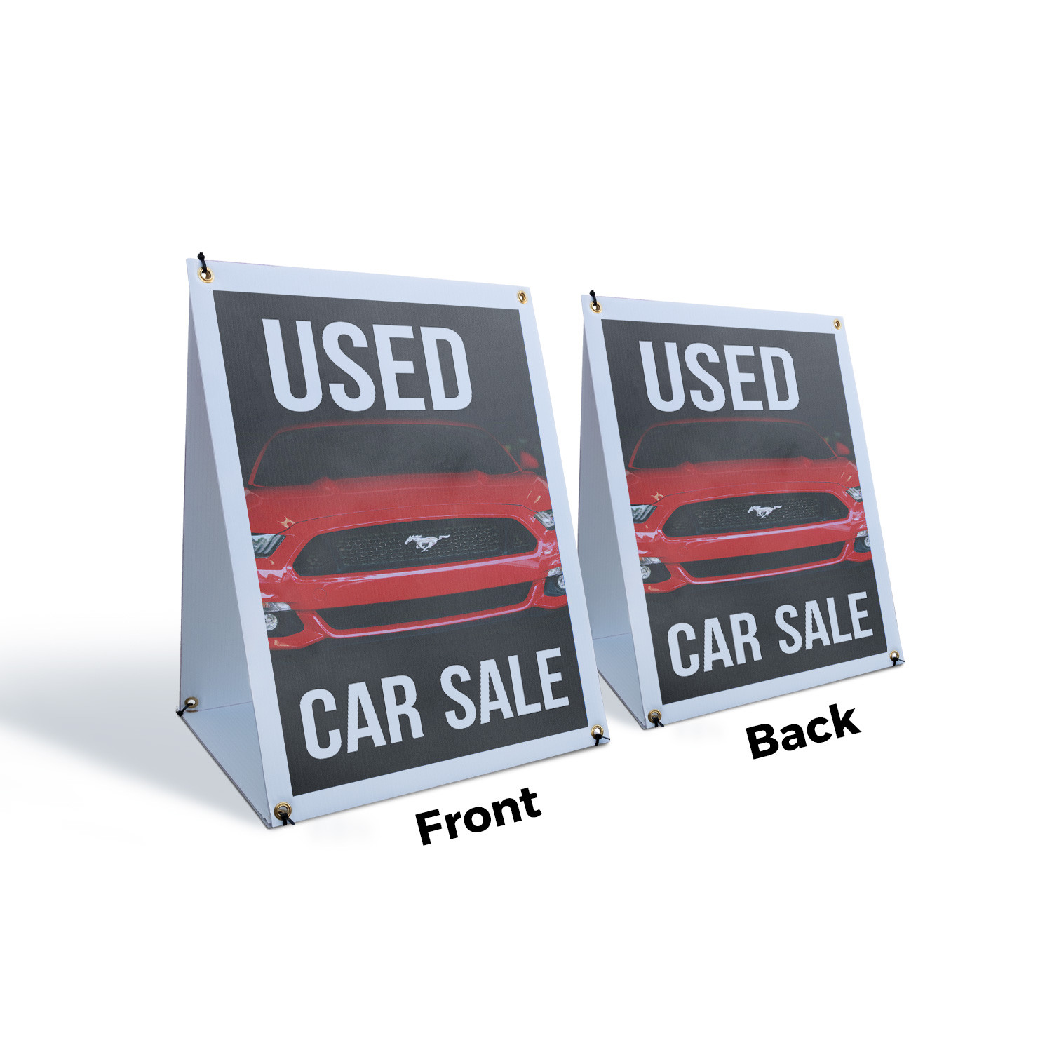 Used Car Sale A-Frame Sidewalk Sign Affordable Vehicles Trusted Auto Dealer