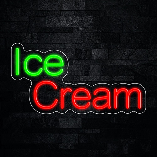 Ice Cream LED Neon Sign 19″L x 10″H #33204