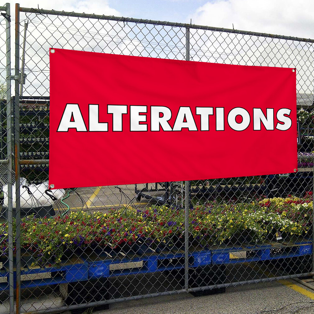 Vinyl Banner Multiple Sizes Alterations Outdoor Advertising Printing A Business