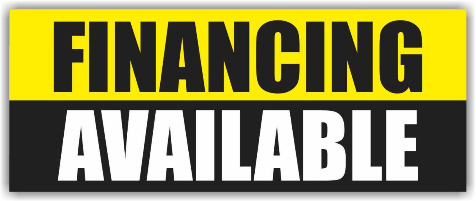 FINANCING AVAILABLE Advertising Banner Vinyl Mesh Sign Credit cash receipt