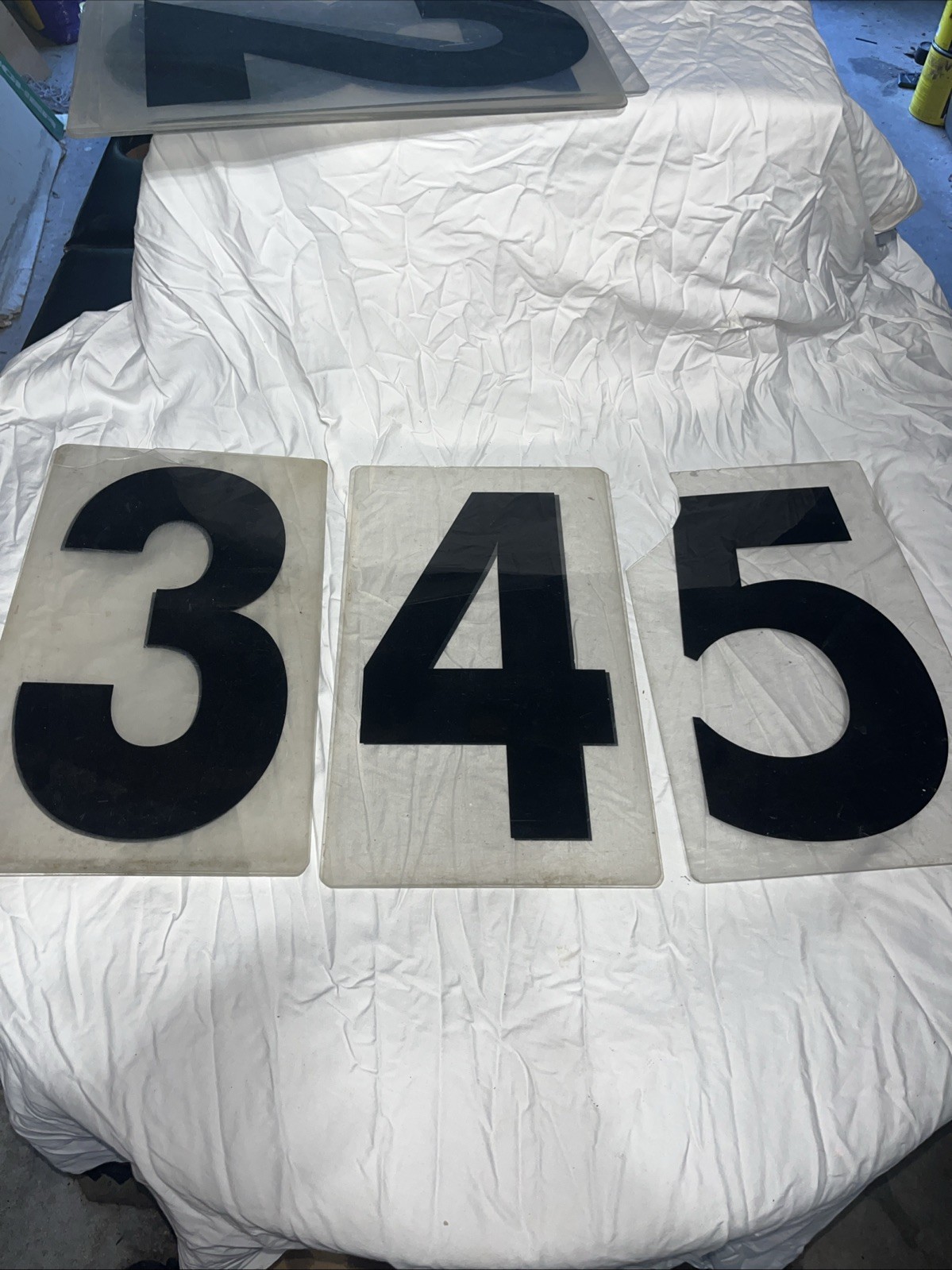 18″ Plastic Outdoor Readerboard Marquee Sign Letters 28 Used