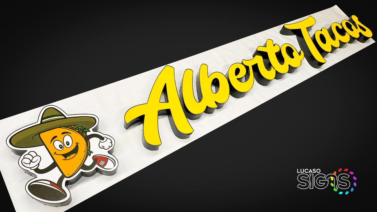 Custom LED Illuminated Channel Letter Sign – Restaurant, Café, Bar, Made in USA