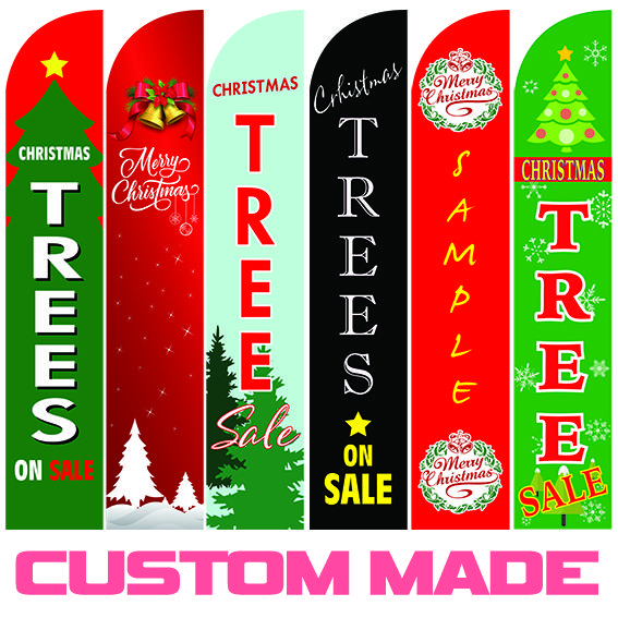 15Ft Full color Custom Swooper Advertising Flag Feather Banner with hardware