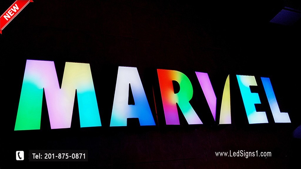 New Magic Color RGB Channel Letter Custom Made, ( Read Description ) 24 Inches