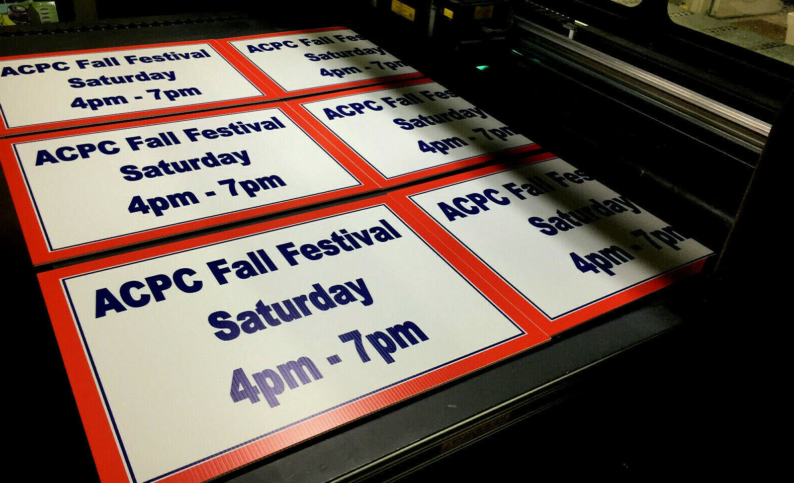 75 – 18×24 Yard Signs – Custom Design – Full Color – 2 Sided – Stakes Included!
