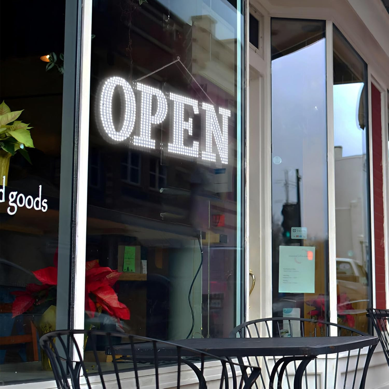 Led Open Signs for Business 30X10In Big Open Sign Led W/Remote Control Window Wa