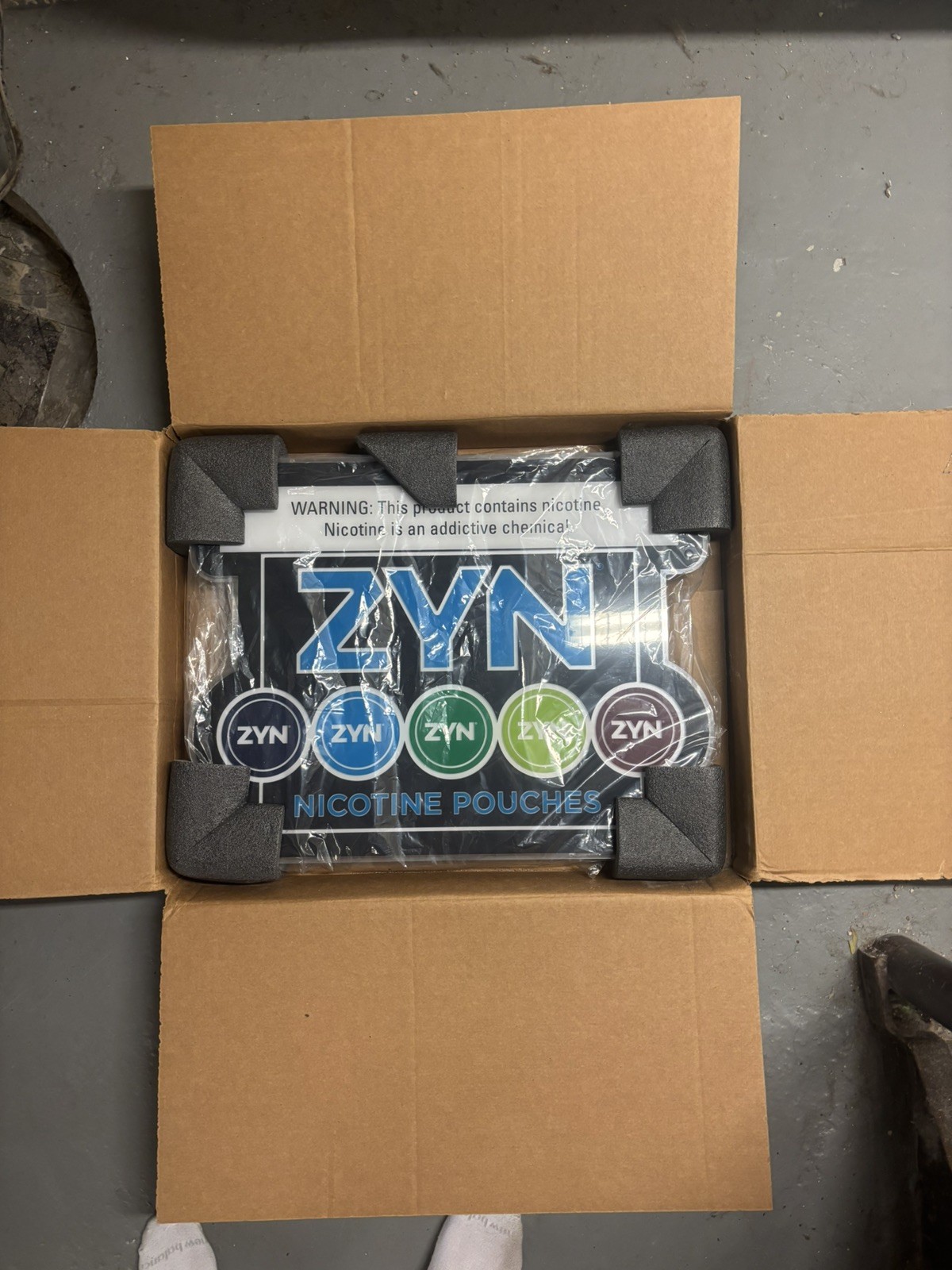 Full Sized ZYN LED Acrylic Sign – ZYN Rewards Item