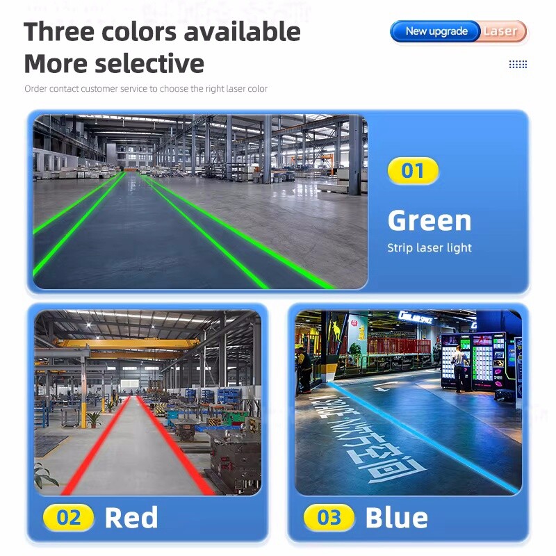 Industrial Virtual Laser Safety Line Sign Projector Floor Marking Warning Light