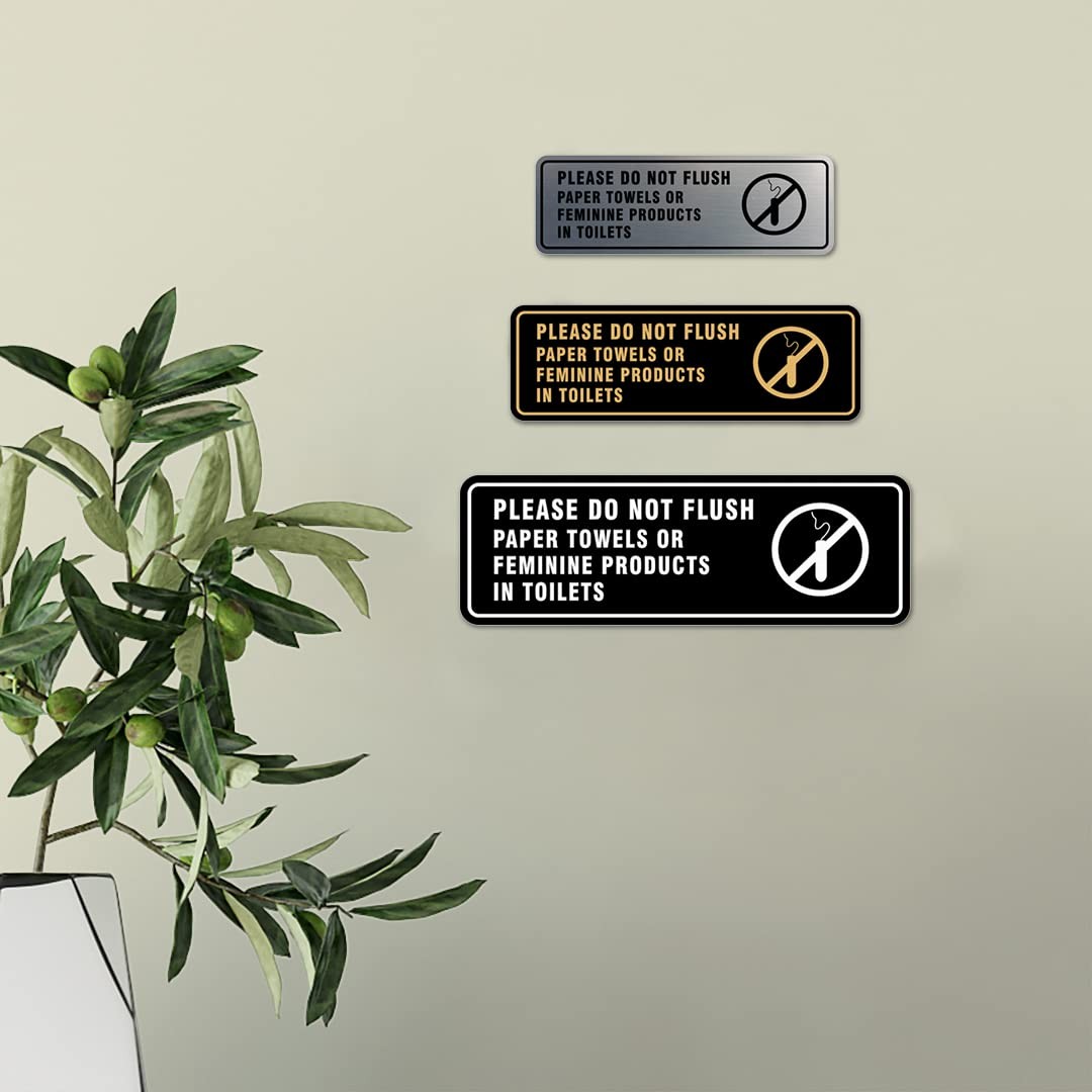 All Quality Standard Please Do Not Flush Paper Towels Or Feminine Products In