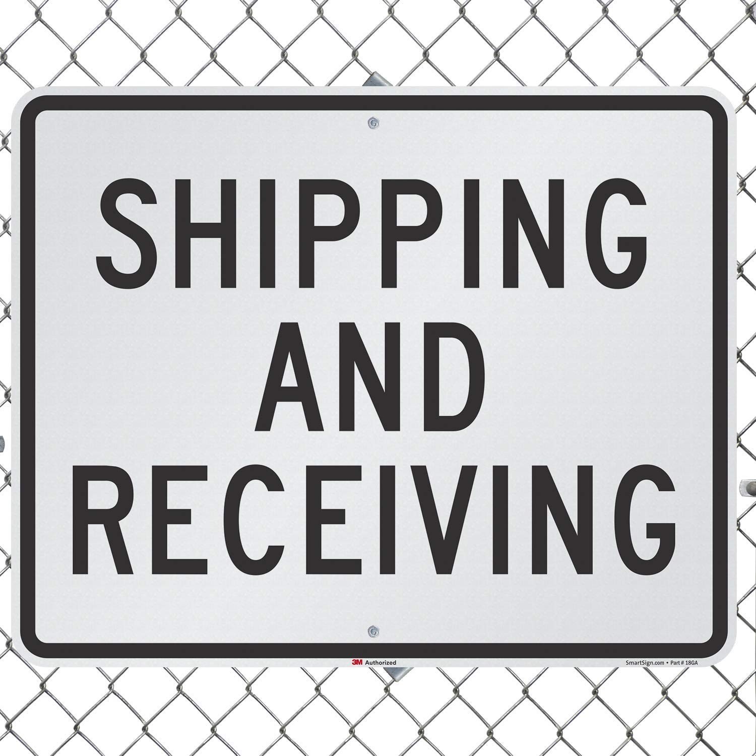 SmartSign K-1763-EG-24×30-D1 Shipping Receiving 24×30 3M Eng Grade Reflective