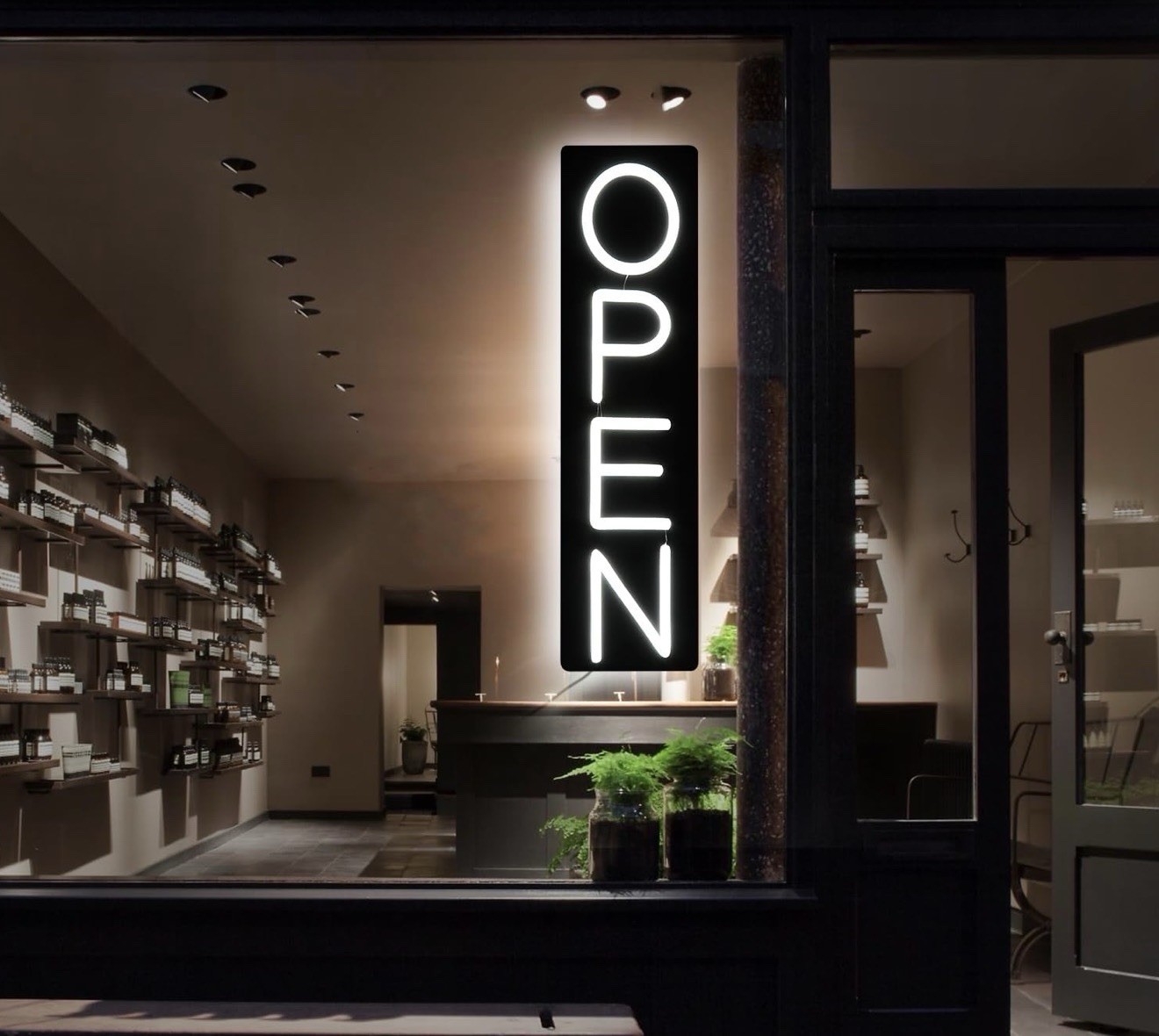 Ultra Bright 16″ LED Neon Open Sign for Retail Store Bar Salon Restaurant NEW…