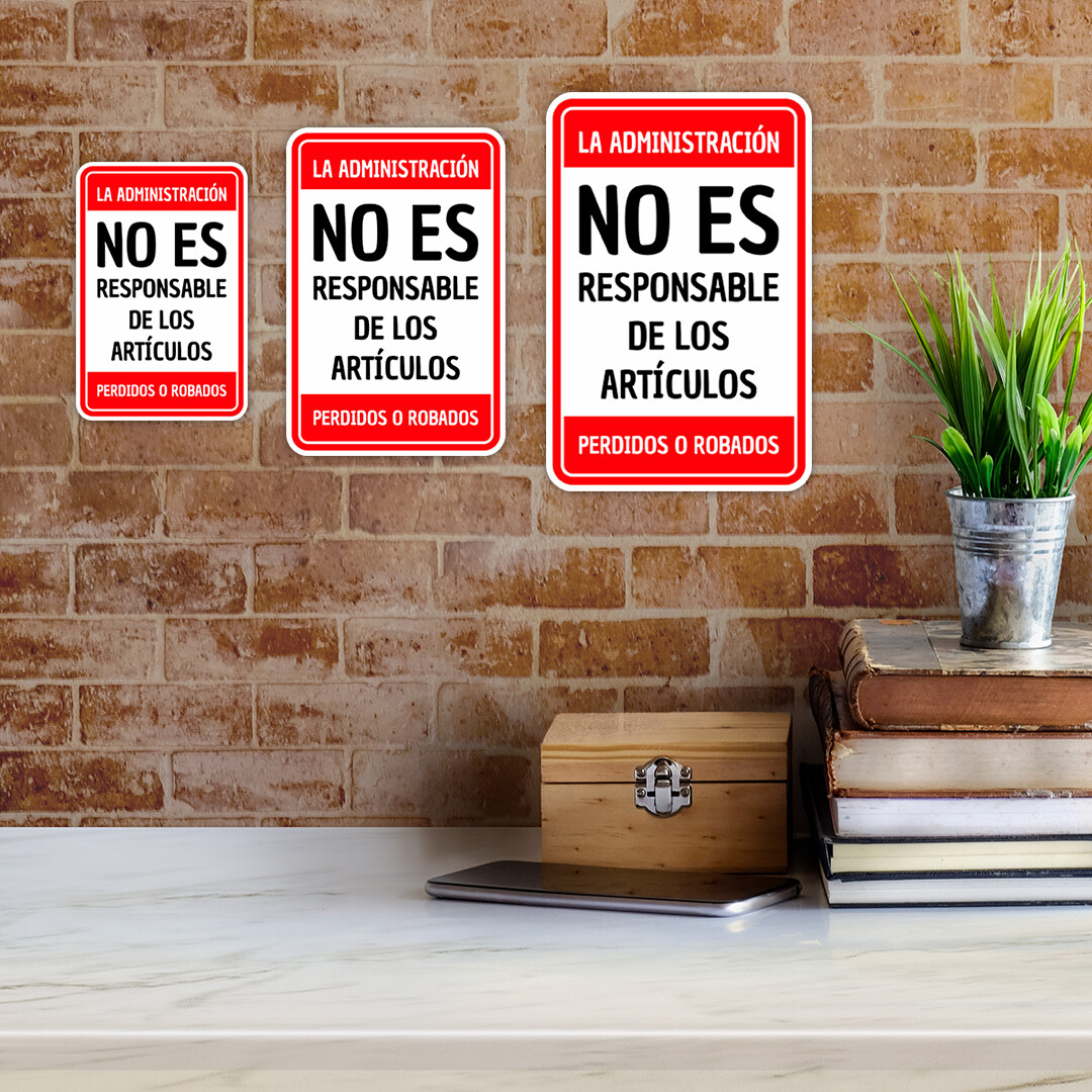 Portrait Round Plus La Administración No Es Responsable de los Artículos…