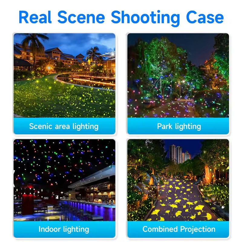 30W Dynamic Waterproof LED Firefly Projector Light In/Outdoor Garden Home Decor