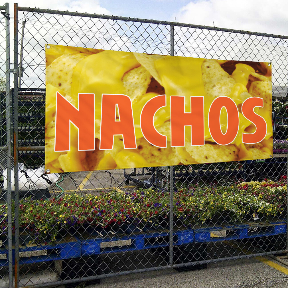 Vinyl Banner Multiple Sizes Nachos Outdoor Advertising Printing D Outdoor