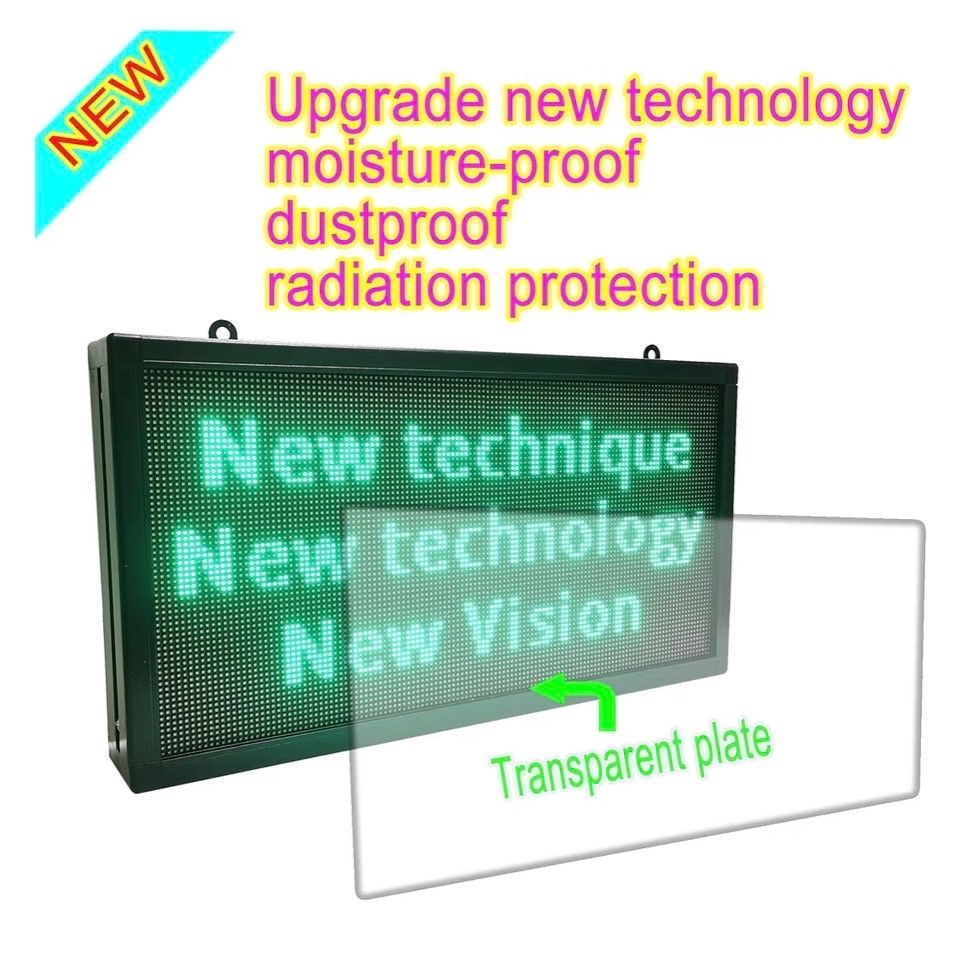 P3 Mini Programmable LED Scrolling Sign 16×8.7 Inch, Full Color WiFi LED Message