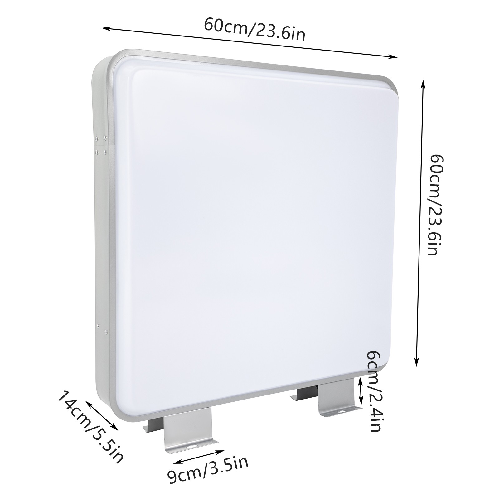 LED Advertising Light Box White Double Sided Light Advertising Board Waterproof