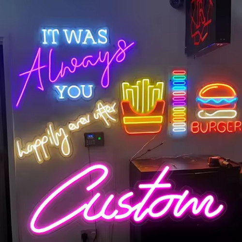 Airsoft Neon LED Sign Business Wall Decor Lighted Store Sign 36 x 24 in.
