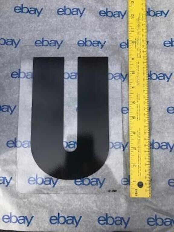 8 inch zip letters changeable outdoor signage marquee letters Letter U