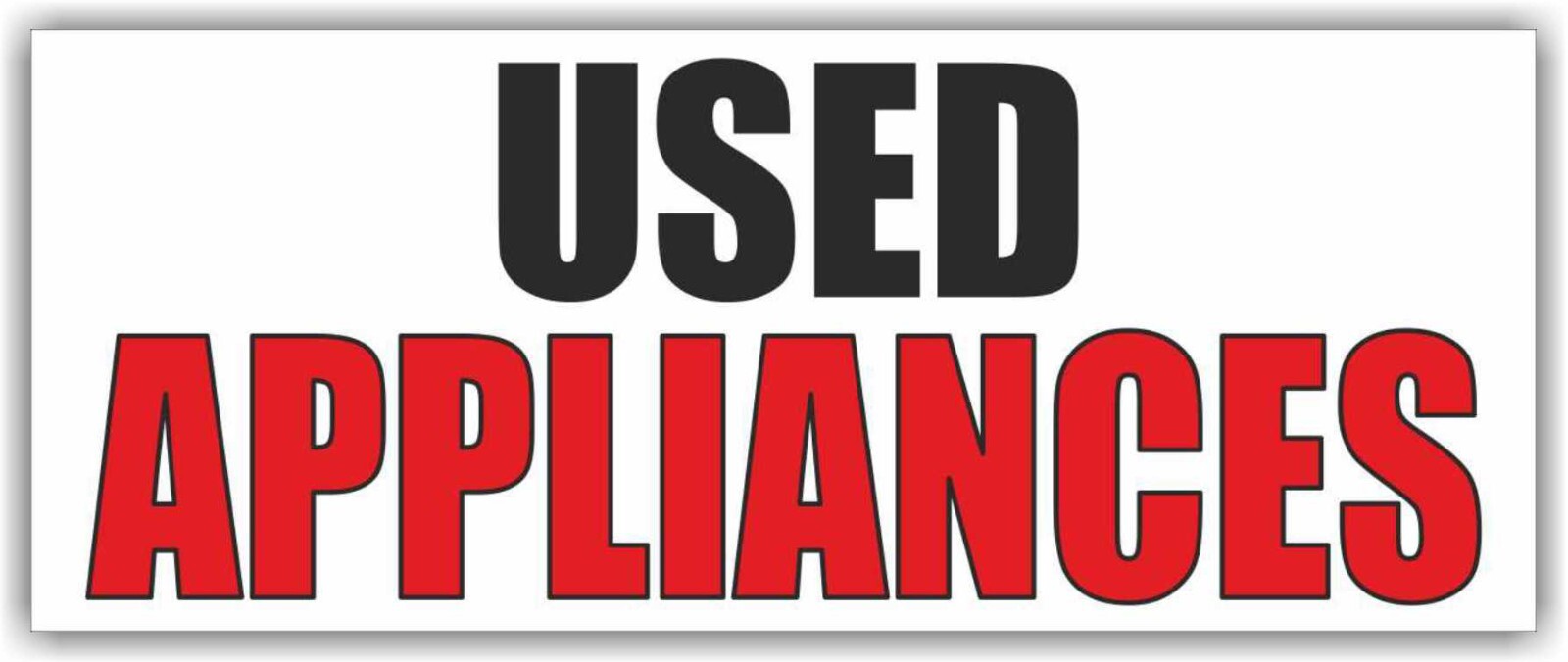 USED APPLIANCE Advertising Banner Vinyl Mesh Sign sale new service repair pawn