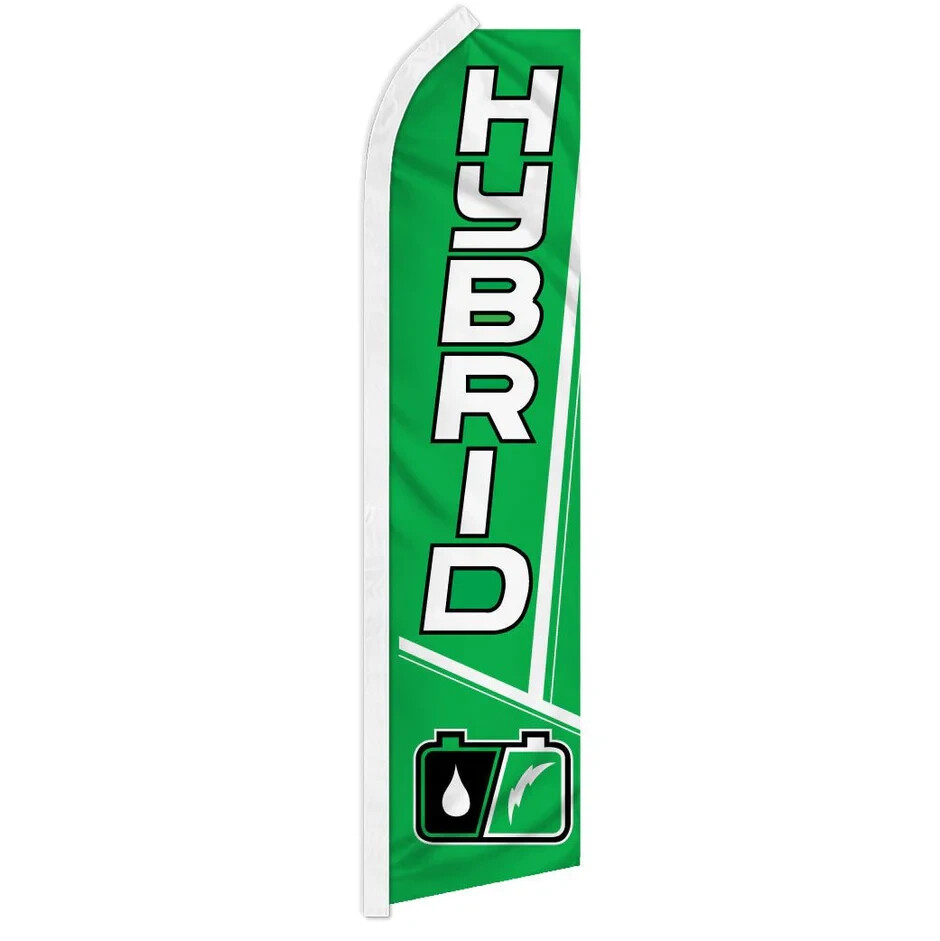 Hybrid Swooper Flutter Feather Advertising Auto Dealership Business Flag
