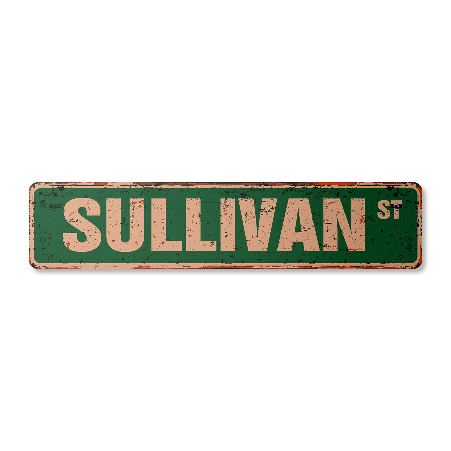 SULLIVAN Vintage Street Sign Childrens Name Room| Indoor/Outdoor