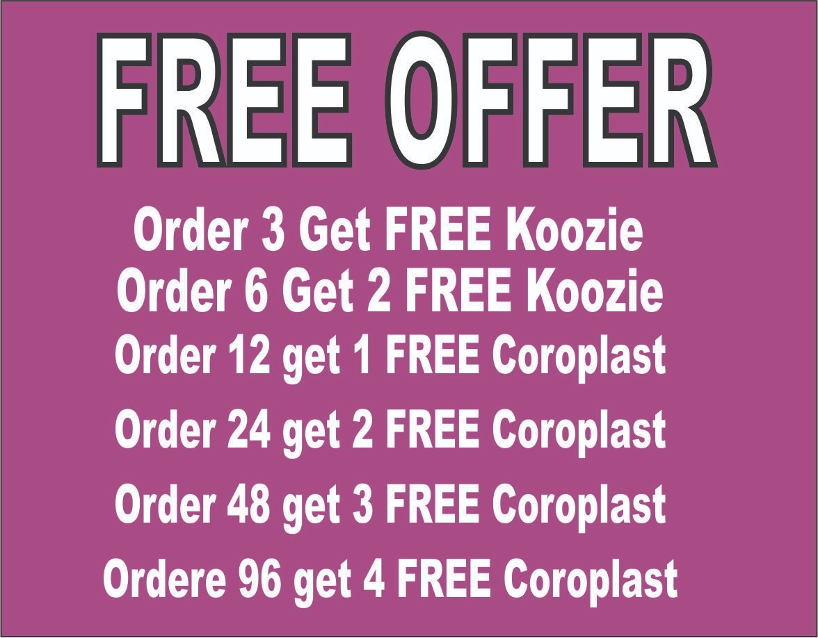 Blank Yellow Coroplast 3 Pieces 24″X18″
