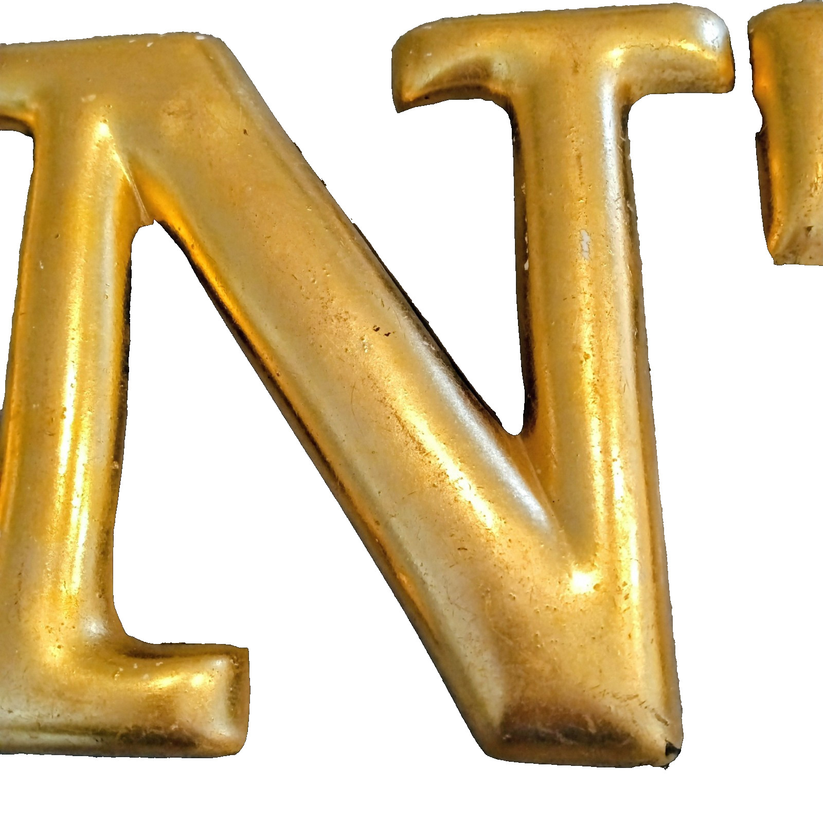 ENTER or RENT Individual Letters Vintage Gold 6″ individual Gold Letters