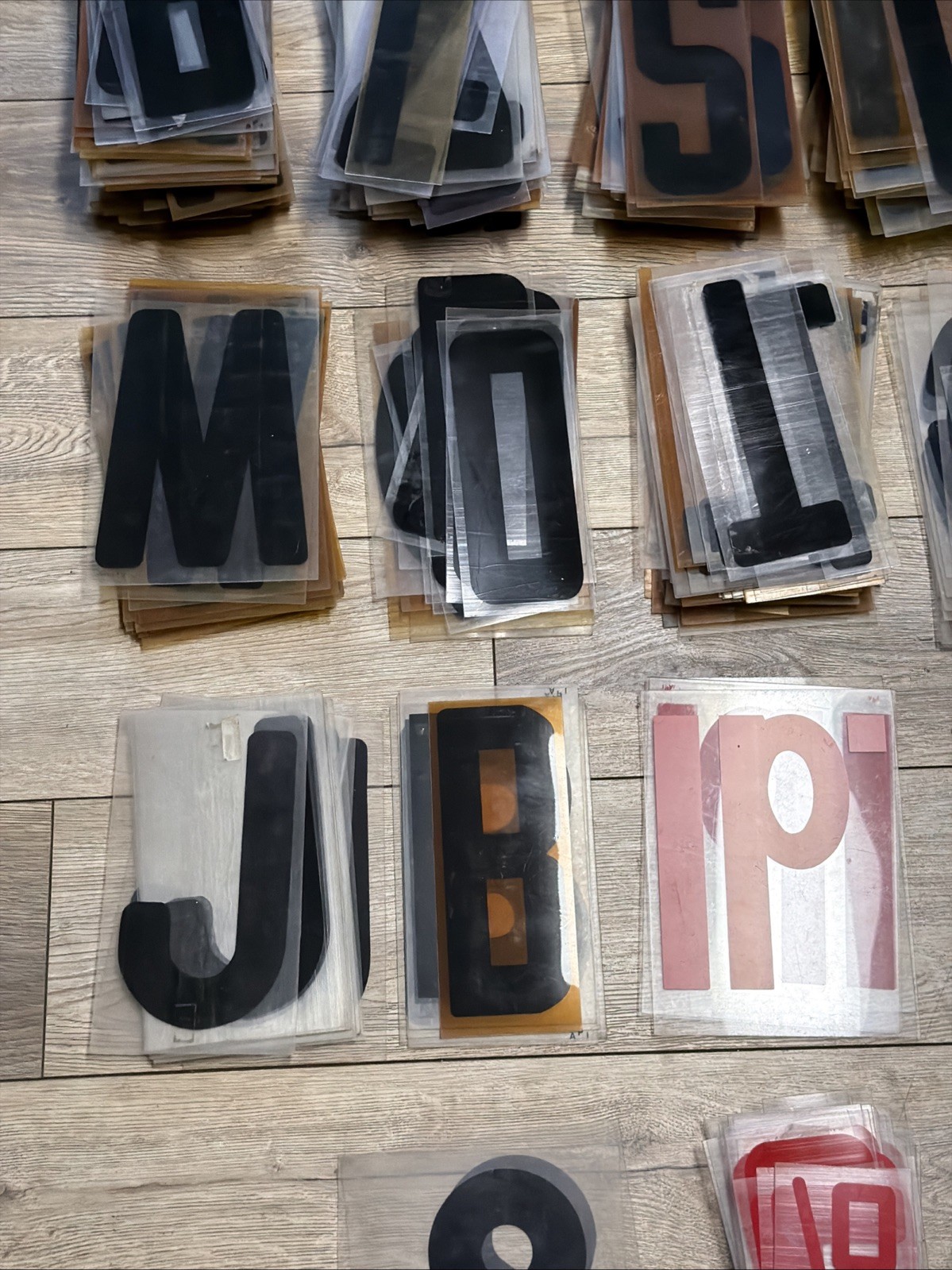 Vtg Lot Plastic Changeable Marquee Sign Letters Numbers
