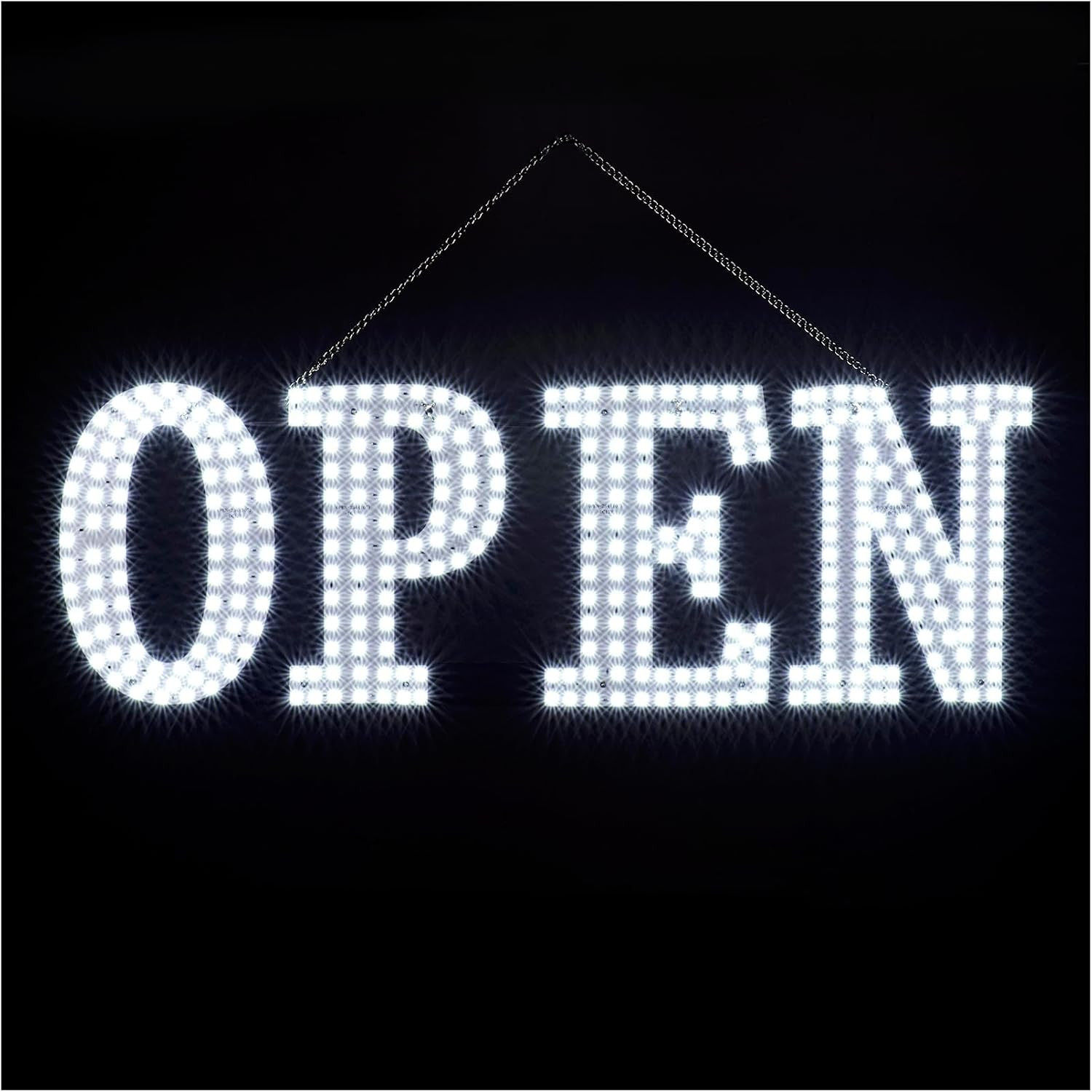 40″X14″ Extra Large LED Open Signs for Business with Remote Controlled, 10 Leve