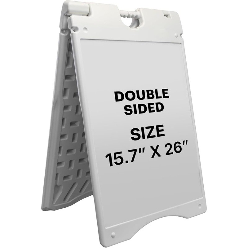 Durable Waterproof Sign Frame Double-Sided A-Frame Portable Marketing Display US