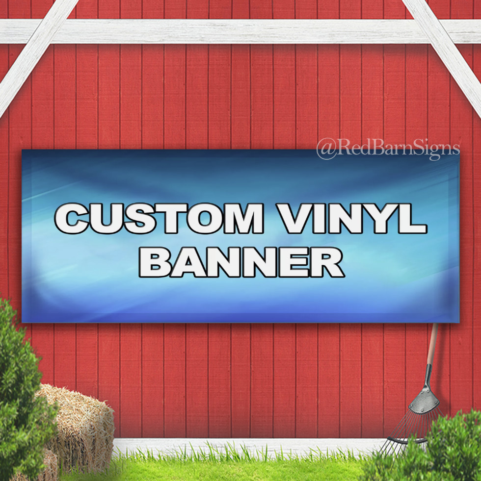 Personalized Custom Vinyl Banner Printing Indoor or Outdoor Event