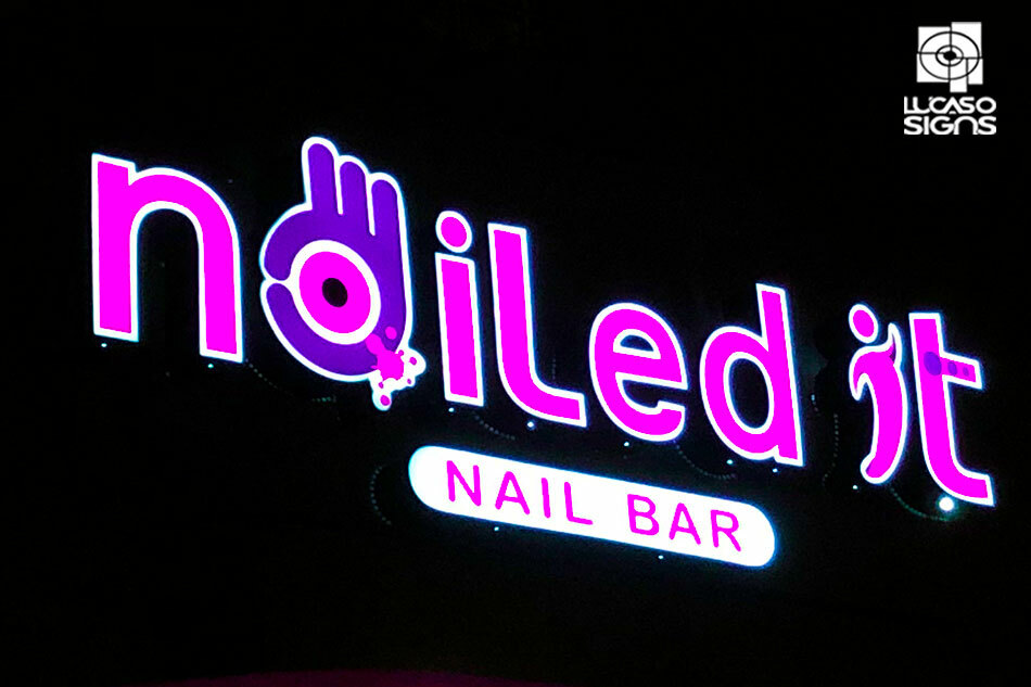 Custom LED Business Signs Channel Letters – LED Signs Regular Front Translucent
