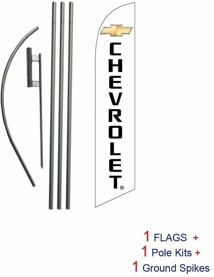 Auto Dealership Advertising Feather Banner Swooper Flag Sign with Flag Pole…