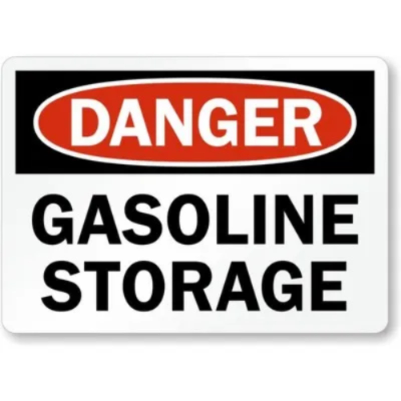 Gasoline Storage Osha Danger Aluminum Weatherproof Sign b01739
