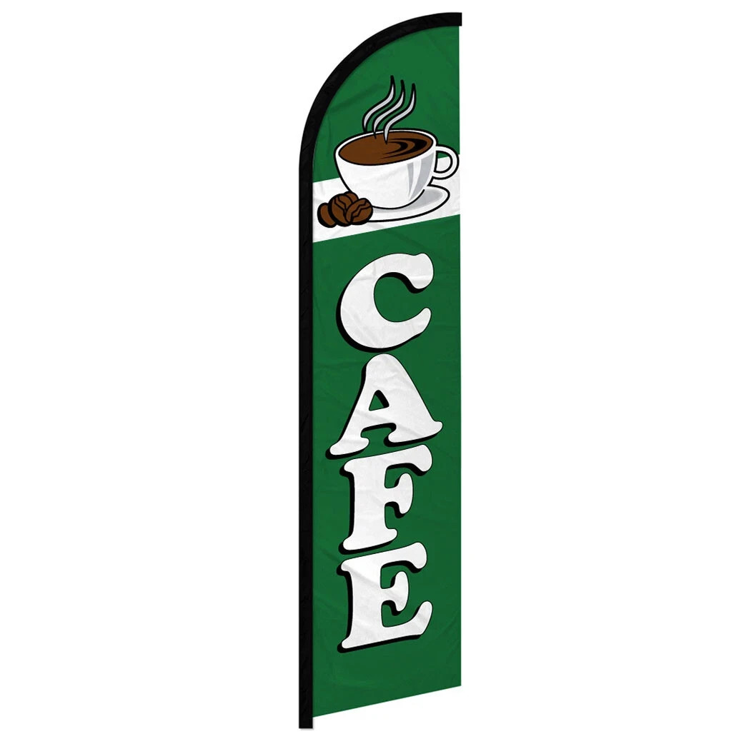 Drinks Services Variations Windless Full Sleeve Advertising Banner Flags