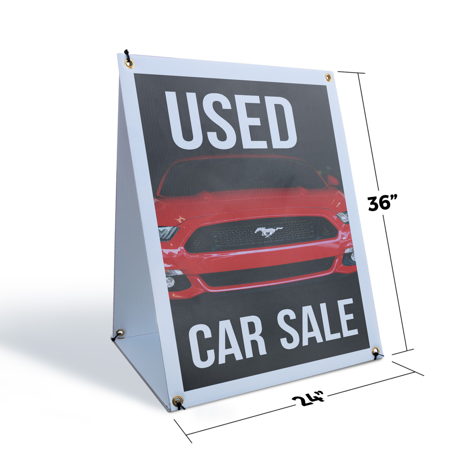 Used Car Sale A-Frame Sidewalk Sign Affordable Vehicles Trusted Auto Dealer
