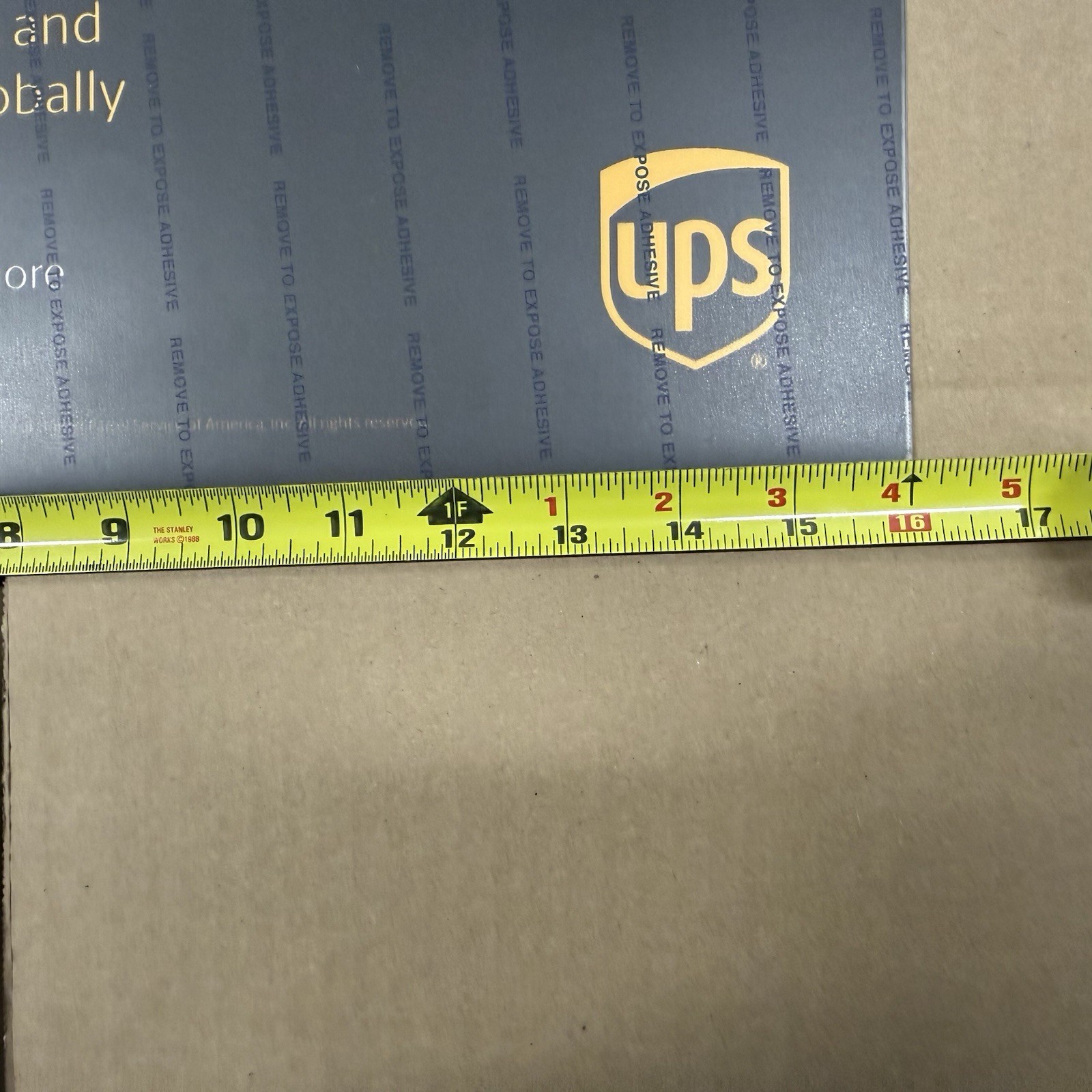 UPS Adhesive Retail Window Advertisement 20×16 in UPS Shipping Storefront Sign