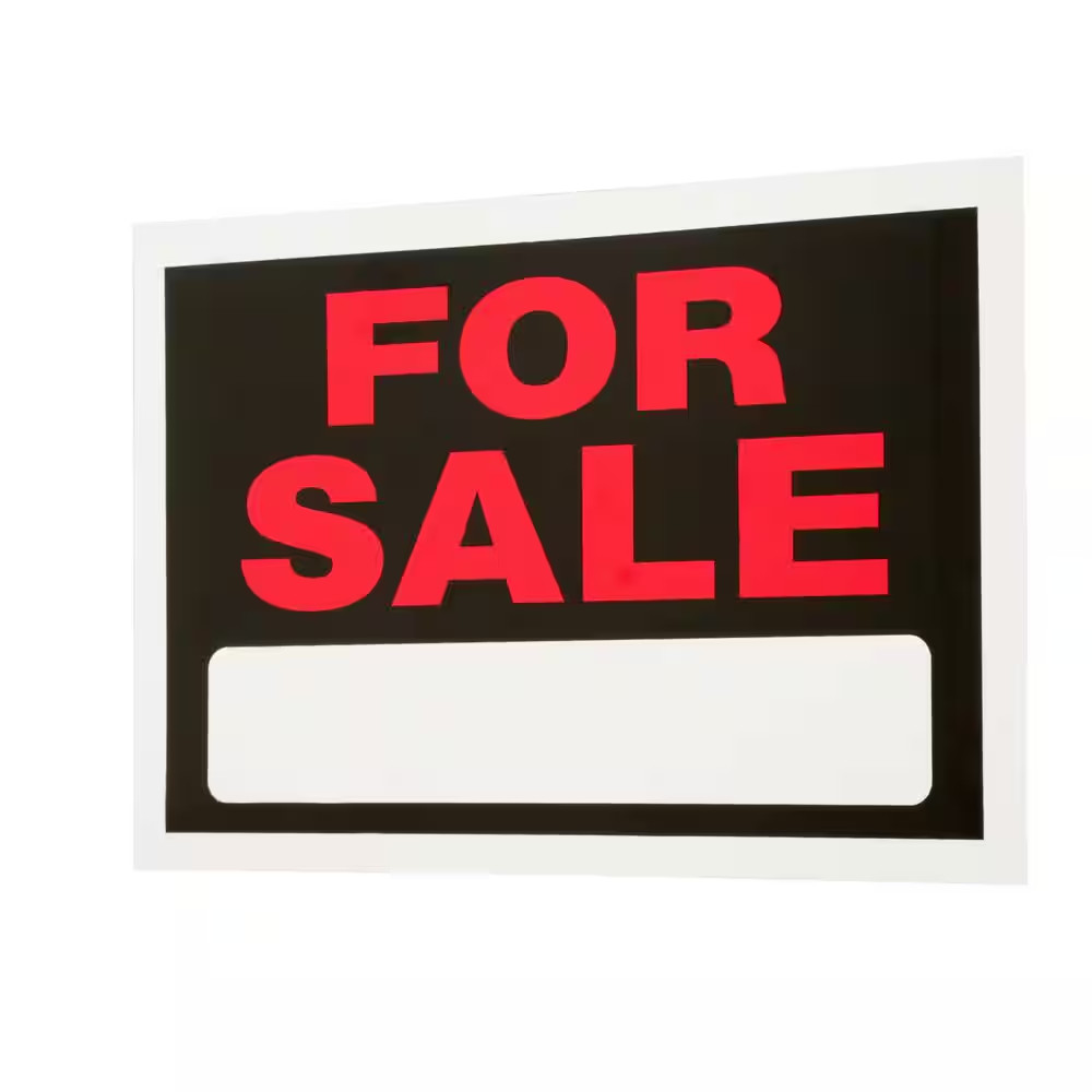 8 in. x 12 in. Vinyl for Sale Sign