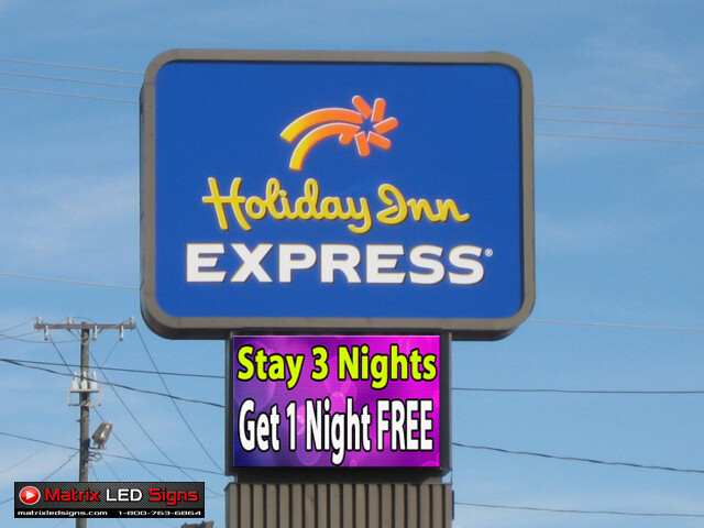 LED Sign Outdoor 2 Sided LED Programmable Message Center 2 Sided Sign P6
