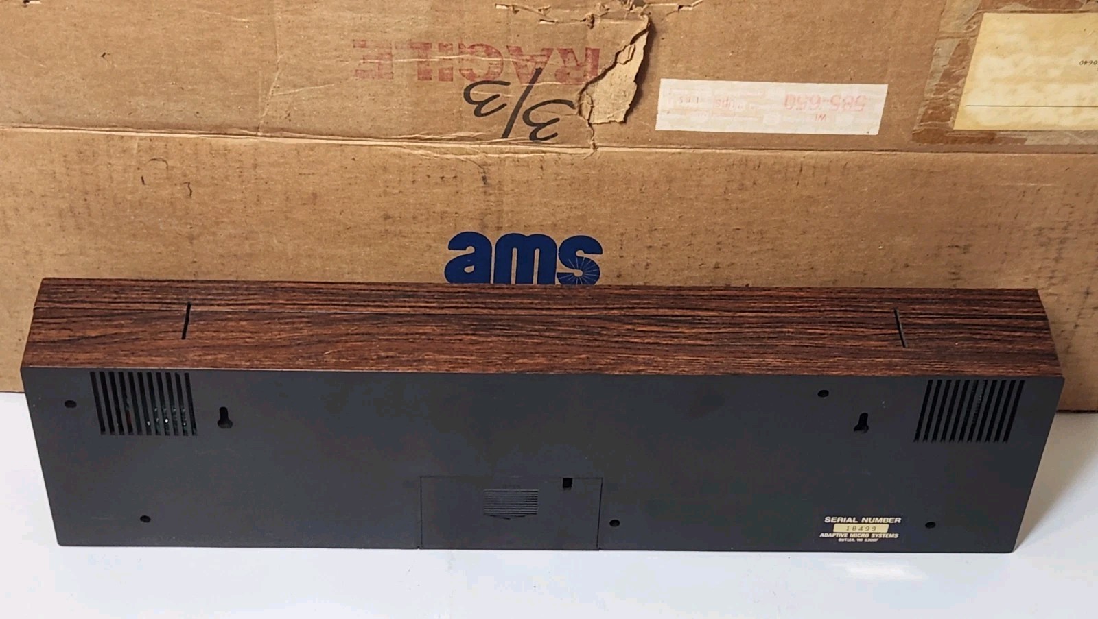Vintage Nice Cond 1984 AMS Alpha 210 Programmable Digital Sign Original Box