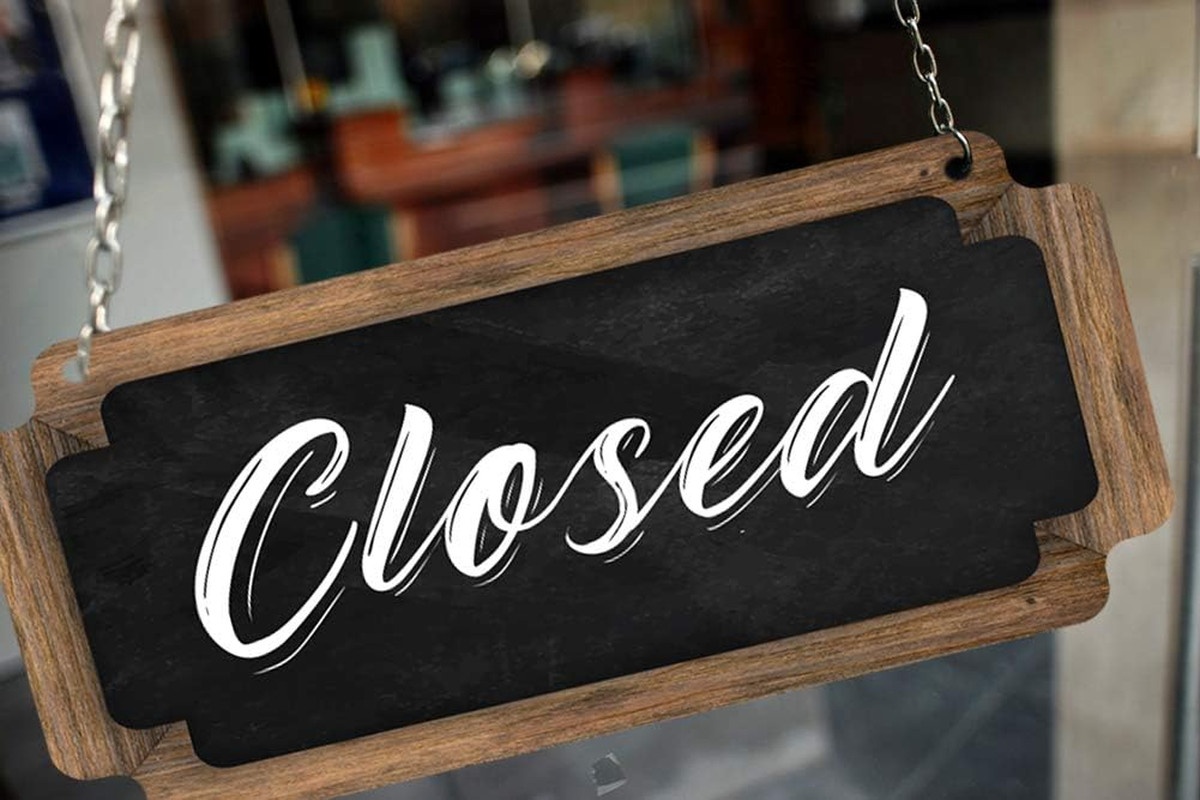Open Signs for Business Double Sided Chalkboard Style Open Closed Sign for Store