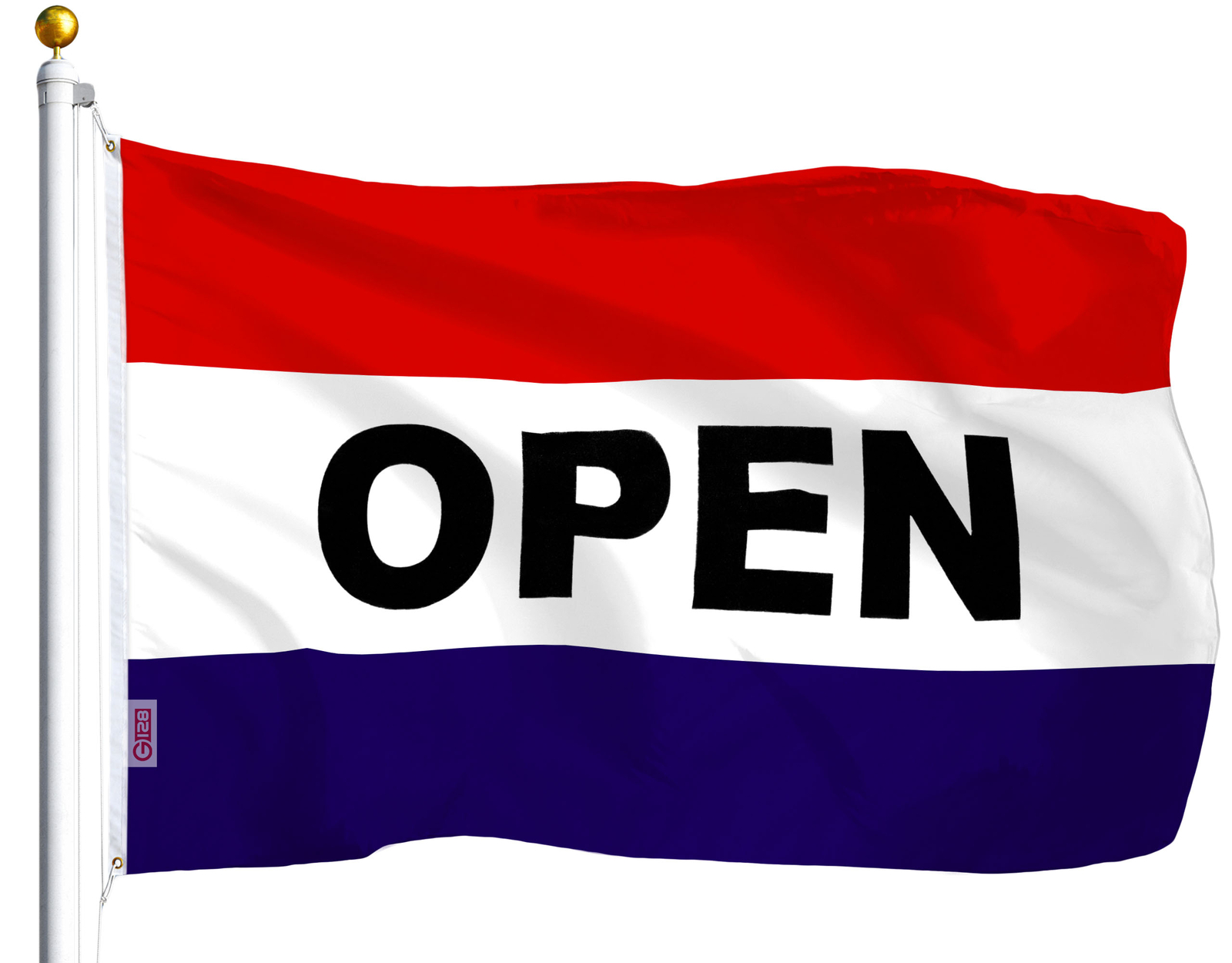 OPEN Flag Red White Blue Store Banner Advertising Pennant Business Sign 3×5