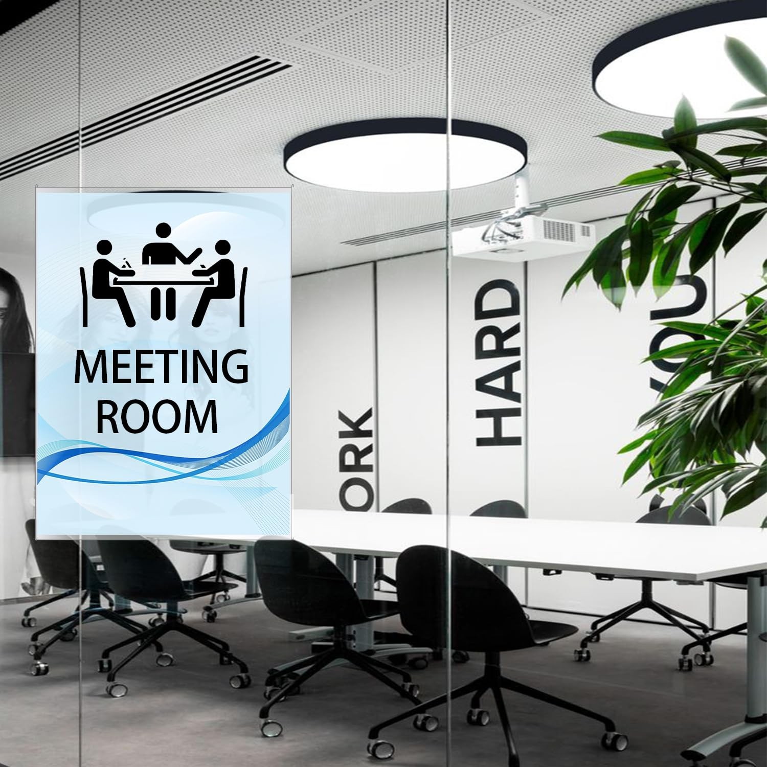 rogeramz 8.5 x 11 Acrylic Sign Holder with 12 Suction Small Signage, clear